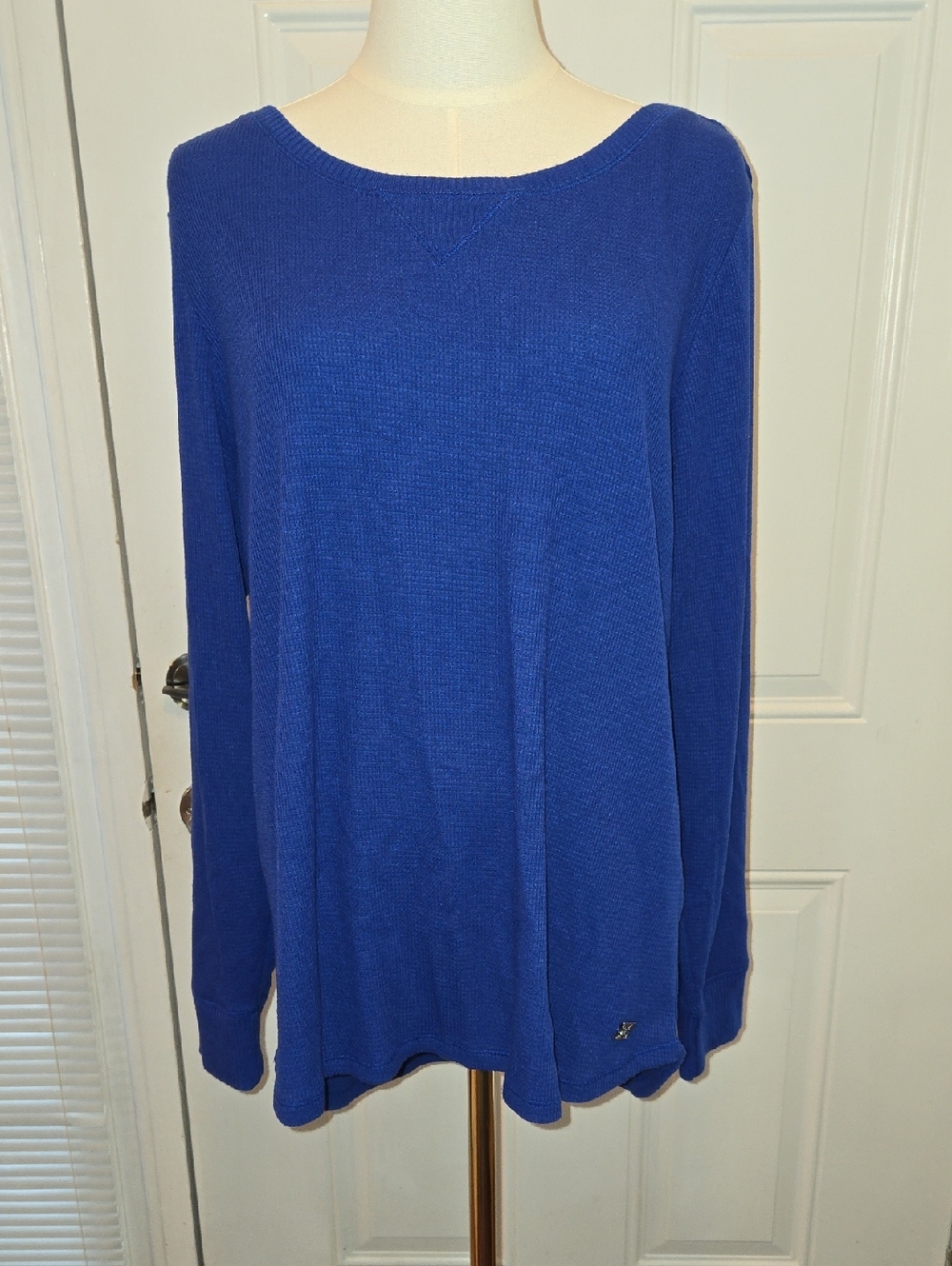 Calvin Klein Women's Cobalt Blue Lightweight Knit Pullover